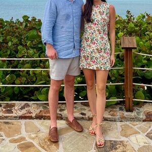 Doen mini dress. Worn once on honeymoon and dry cleaned